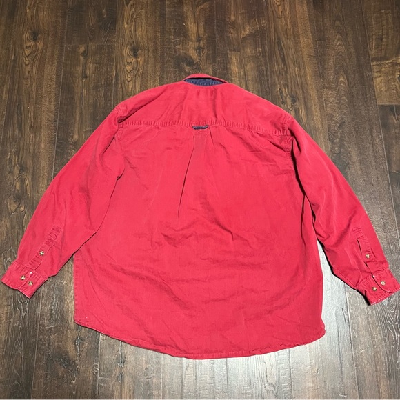 Vintage J Riggings Hunting Horn Shirt Mens XL Red Long Sleeve Outdoor Shirt - Picture 2 of 7